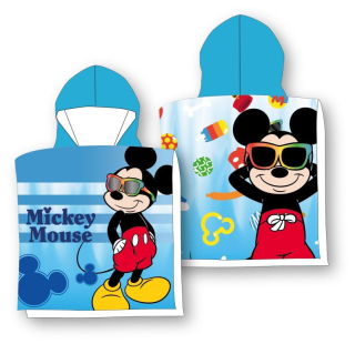 MICRO Plážové pončo Mickey blue 